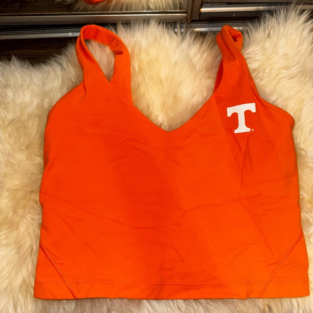 lululemon athletica Orange Tank Top